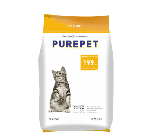 Purepet Seafood For Cat 1.2 kg