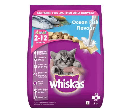 whiskas Juniour ocean fish Flavour 3 kg