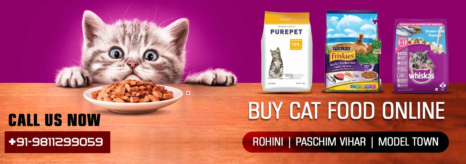 Buy Cat Food in Rohini - Doggy World 24 Hrs. Open